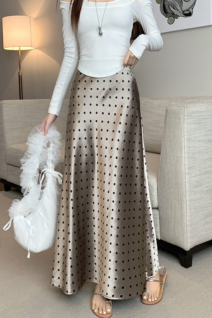 French Style Polka Dot Skirt