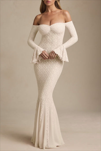 Sexy Bodycon Evening Lace Dress