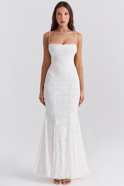 Strappy Backless Bodycon Maxi Dress