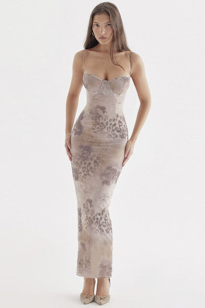 Leopard Print Bodycon Birthday Dress