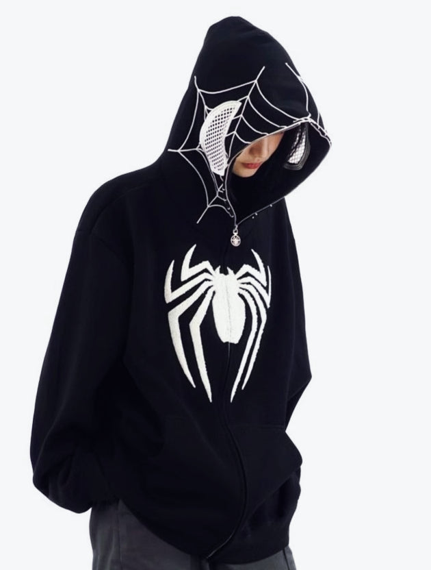Black Spider Graphic Hoodie