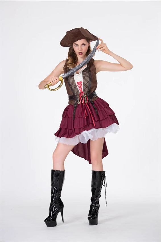 Captain Pirate Dress Halloween Costume