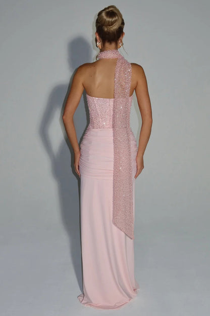 Sexy Strapless Ruched Zipper Slim Fit Formal Dress