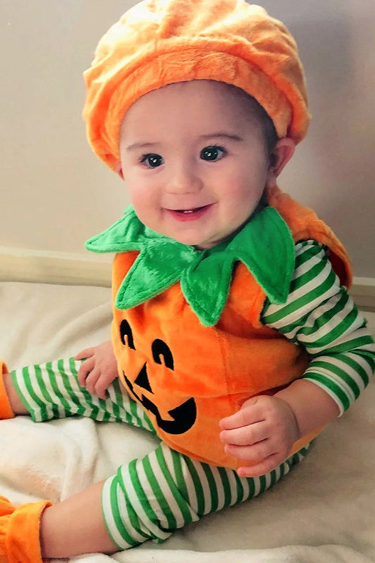 Baby Pumpkin Suit Kid Halloween