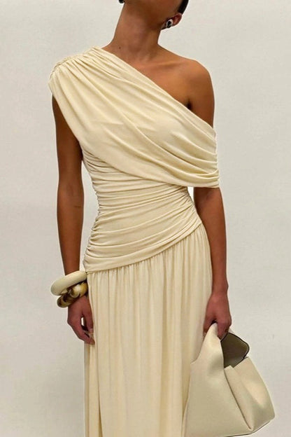 Slim Fit Round Neck Ruched Sheer Bodycon Formal Dress