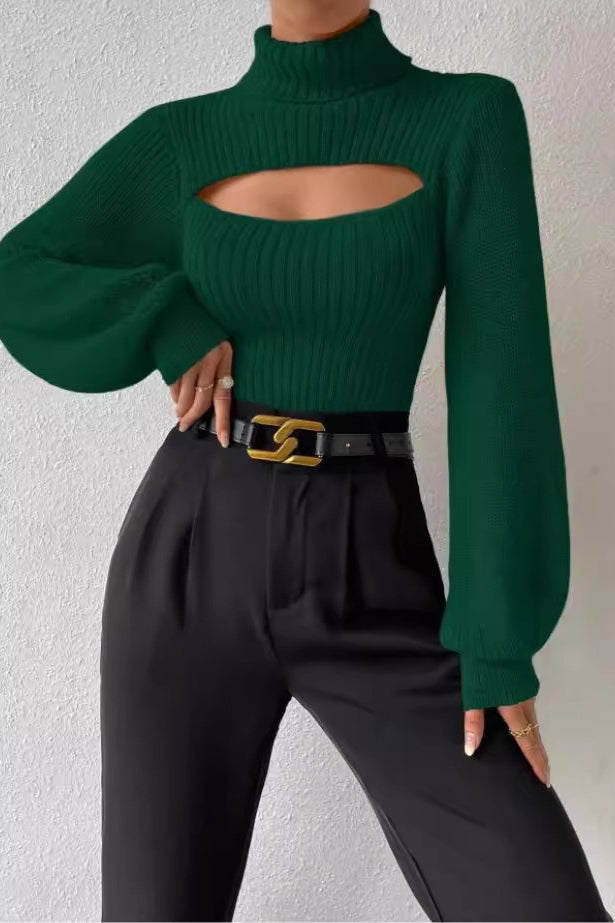 Sexy Turtleneck Fitted Sweater