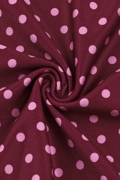 Sexy Backless Polka Dot Cami Maxi Dress