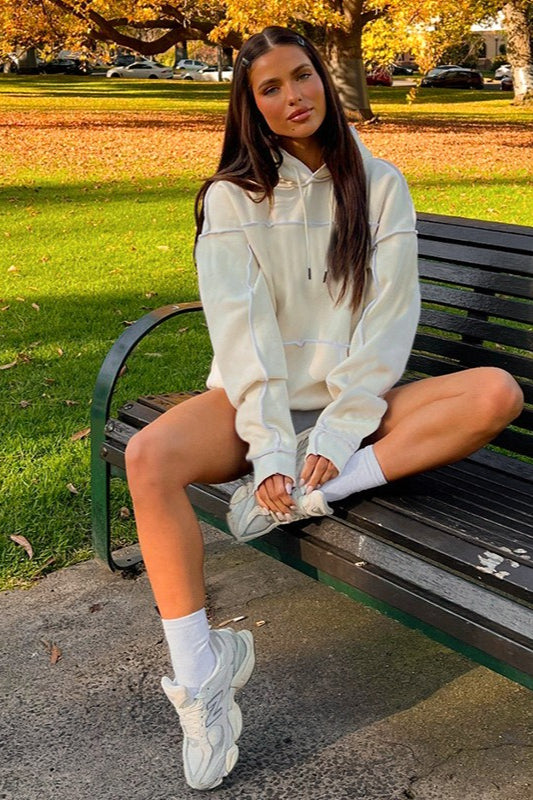 Colorblock Hooded Sweatshirt Hoodie