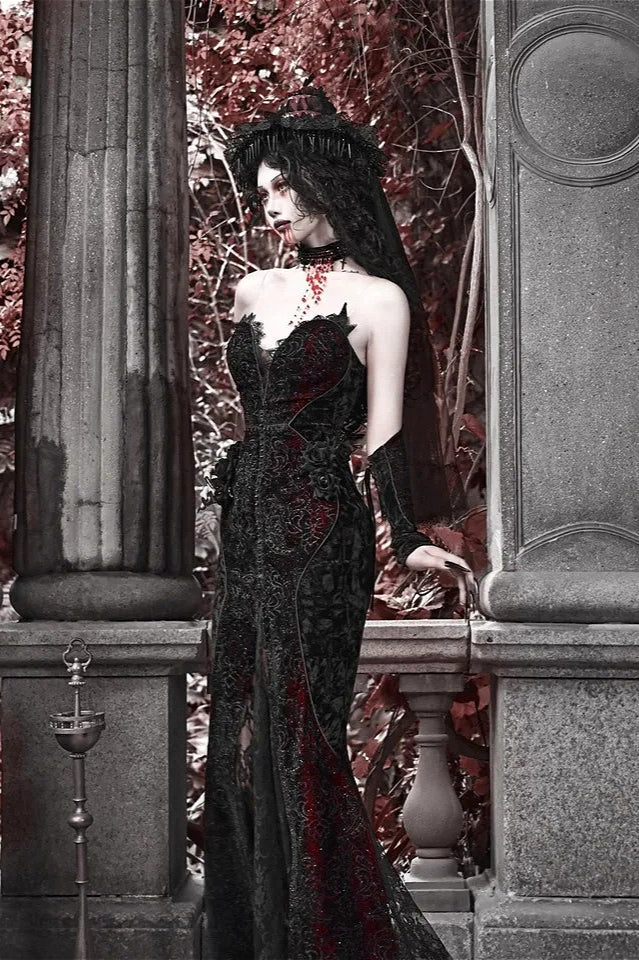 Halloween Gothic Vampire Dress