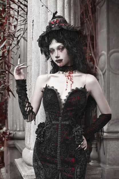 Halloween Gothic Vampire Dress