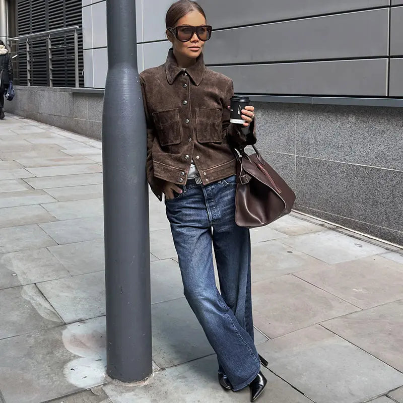 Retro Tassel Beaded Zipper Jacket