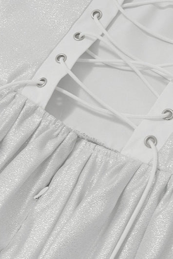 Elegant Strapless Party Dress