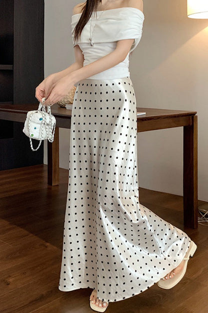 French Style Polka Dot Skirt