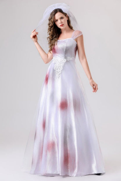 HalloweenBloody Bride Vampire Gown Dress