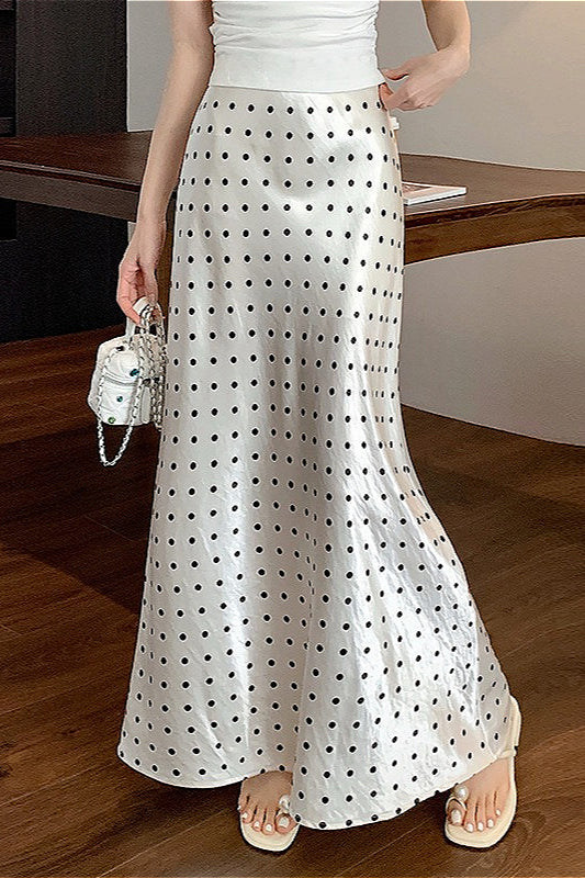 French Style Polka Dot Skirt