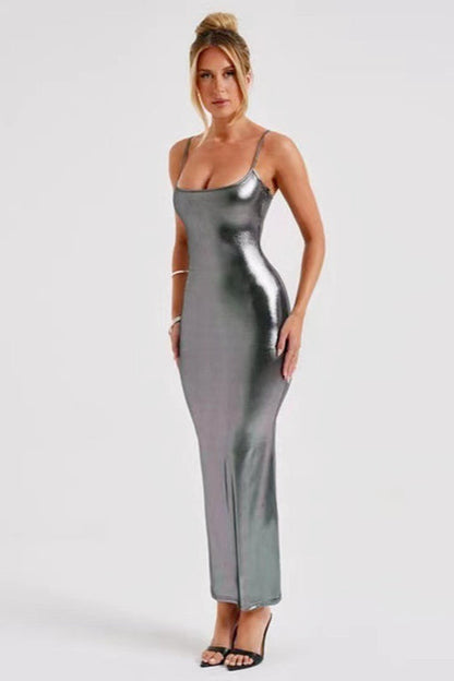 Sultry Fitted Slip Dress