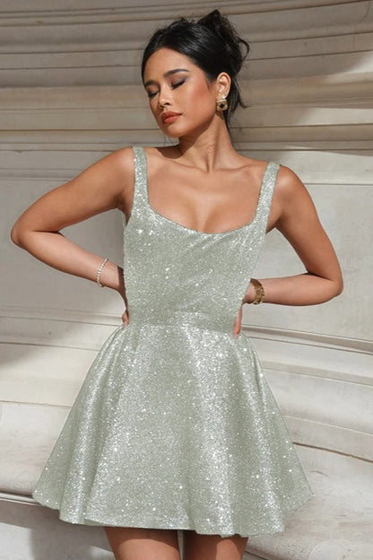 Glitter Mini Party Dress