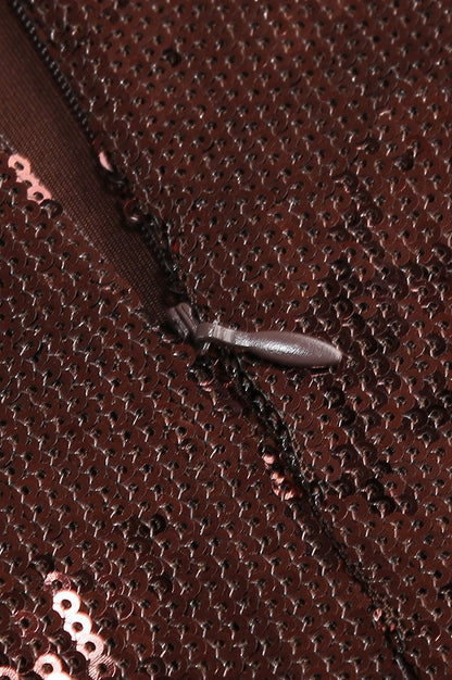 Sequin Peplum Strapless Birthday Dress