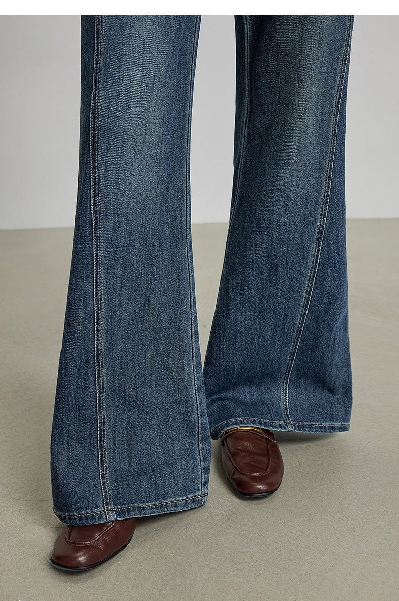 Vintage Micro Flare Slim Jeans