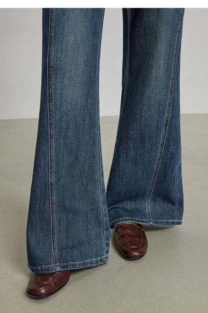 Vintage Micro Flare Slim Jeans