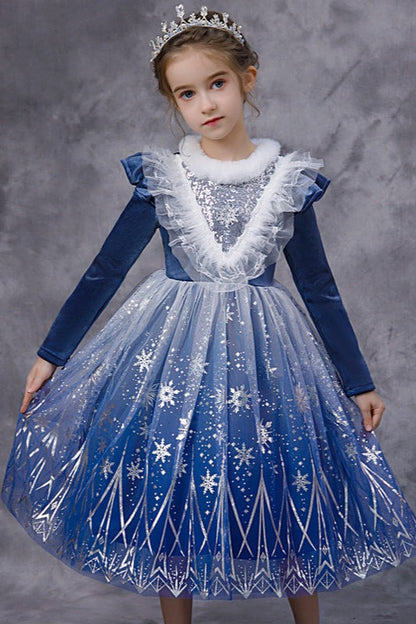 Ice Princess Dress Kid Halloween