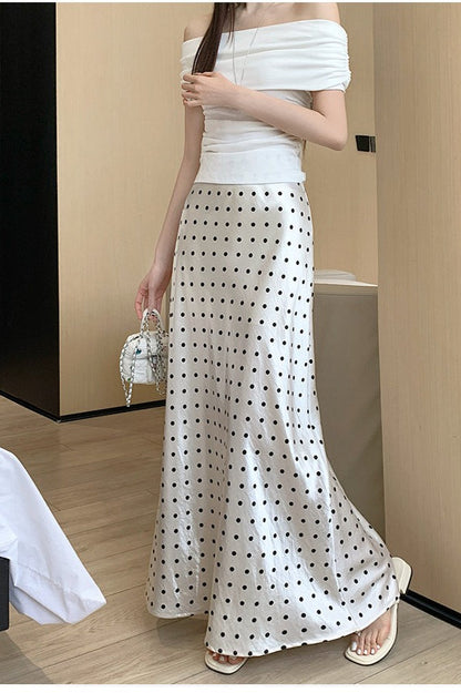 French Style Polka Dot Skirt