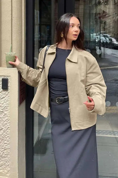 Casual Utility Style Jacket