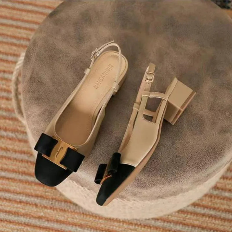 All-match Non-Slip Soft Leisure Mixed Colors Comfort Women Shoes Low Heel Pumps