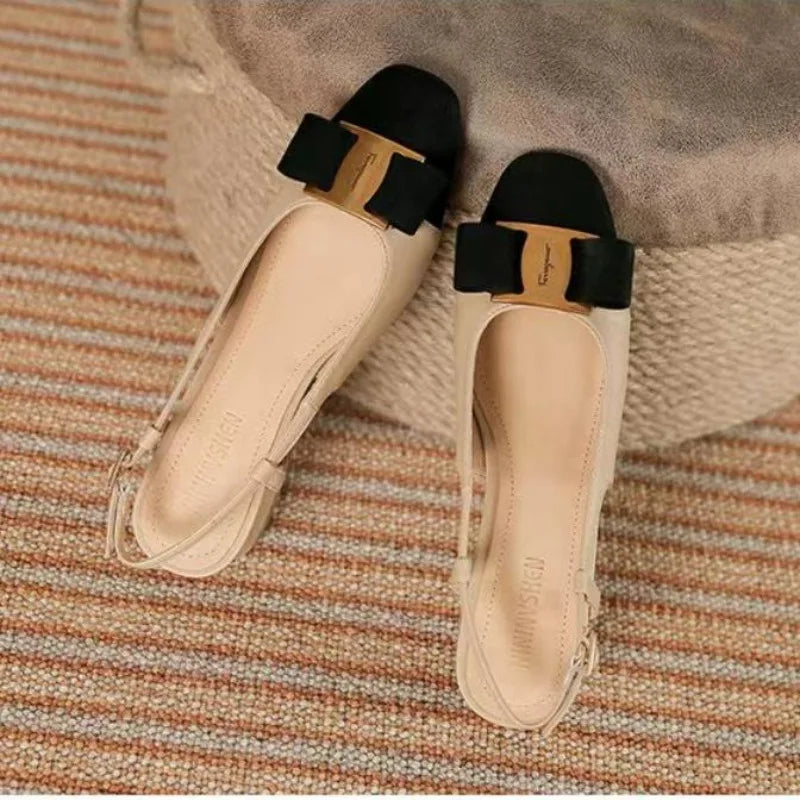 All-match Non-Slip Soft Leisure Mixed Colors Comfort Women Shoes Low Heel Pumps