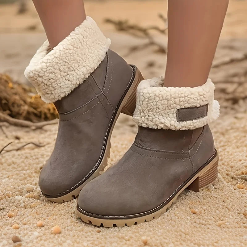 Non-slip Thickened Medium Heel Comfortable Outdoor Snow Boot
