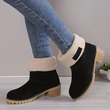 Non-slip Thickened Medium Heel Comfortable Outdoor Snow Boot