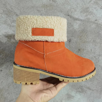 Non-slip Thickened Medium Heel Comfortable Outdoor Snow Boot