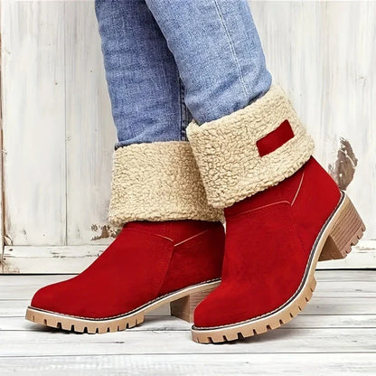 Non-slip Thickened Medium Heel Comfortable Outdoor Snow Boot
