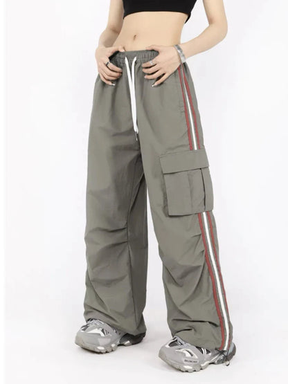 Hippie Vintage Cargo Parachute Harajuku Streetwear Oversize Gorpcore Pant
