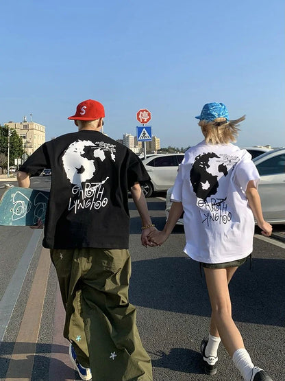 Vintage Korean Green Cargo Harajuku Hippie Kpop Floral Embroidery Baggy Pant