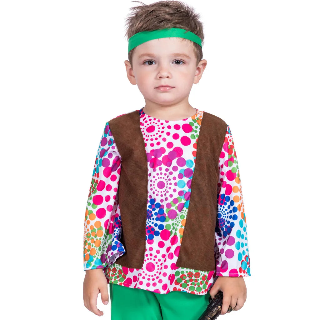 Hippie Suit Stage Performance Kid Costumes