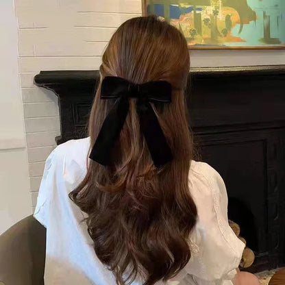Velvet Bow Hair Clips - Christmas Hair Accessory for Women