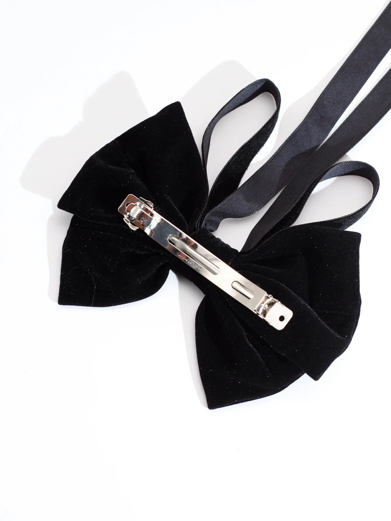 Vintage Solid Color Head Bow - Christmas Hair Accessory for Women