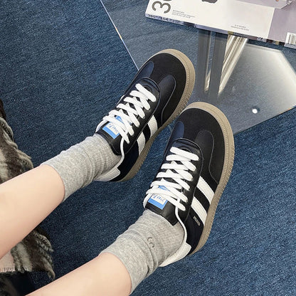 Niche Retro German Fashion Breathable Casual 2024 Soft Sole Skateboard