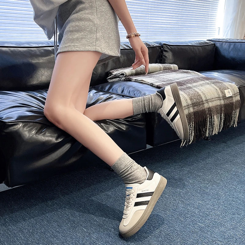 Niche Retro German Fashion Breathable Casual 2024 Soft Sole Skateboard