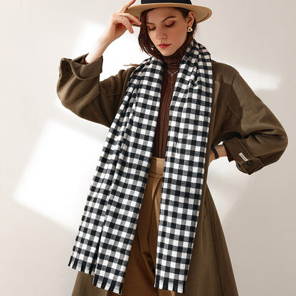 New Trendy Warm Cozy Geometric Scarf