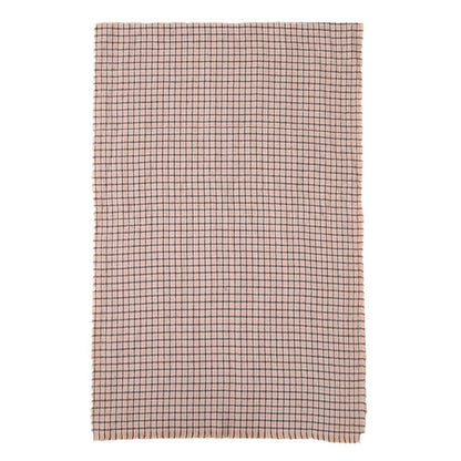 Retro Color-blocked Checkered Soft Comfortable Warm Houndstooth Scarf