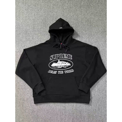 Street Style Devil Print Hoodie