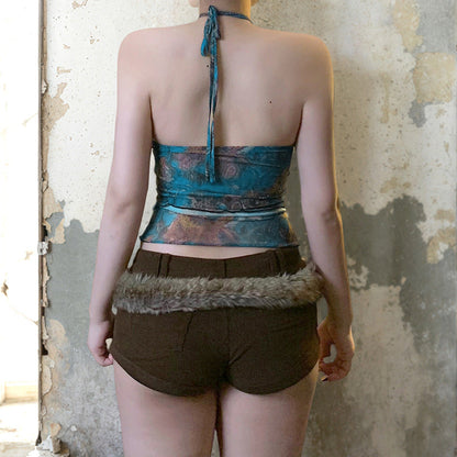 Sexy Cutout Corset Top Strapless