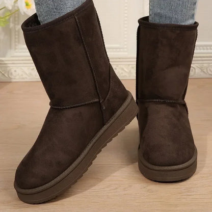 Plush Thickening Fashion Solid Comfortable Casual Large Size Snow Boot