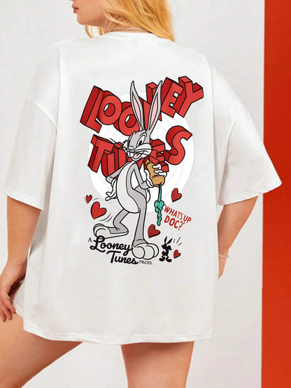 Wild Print Elastic Fit T-shirt