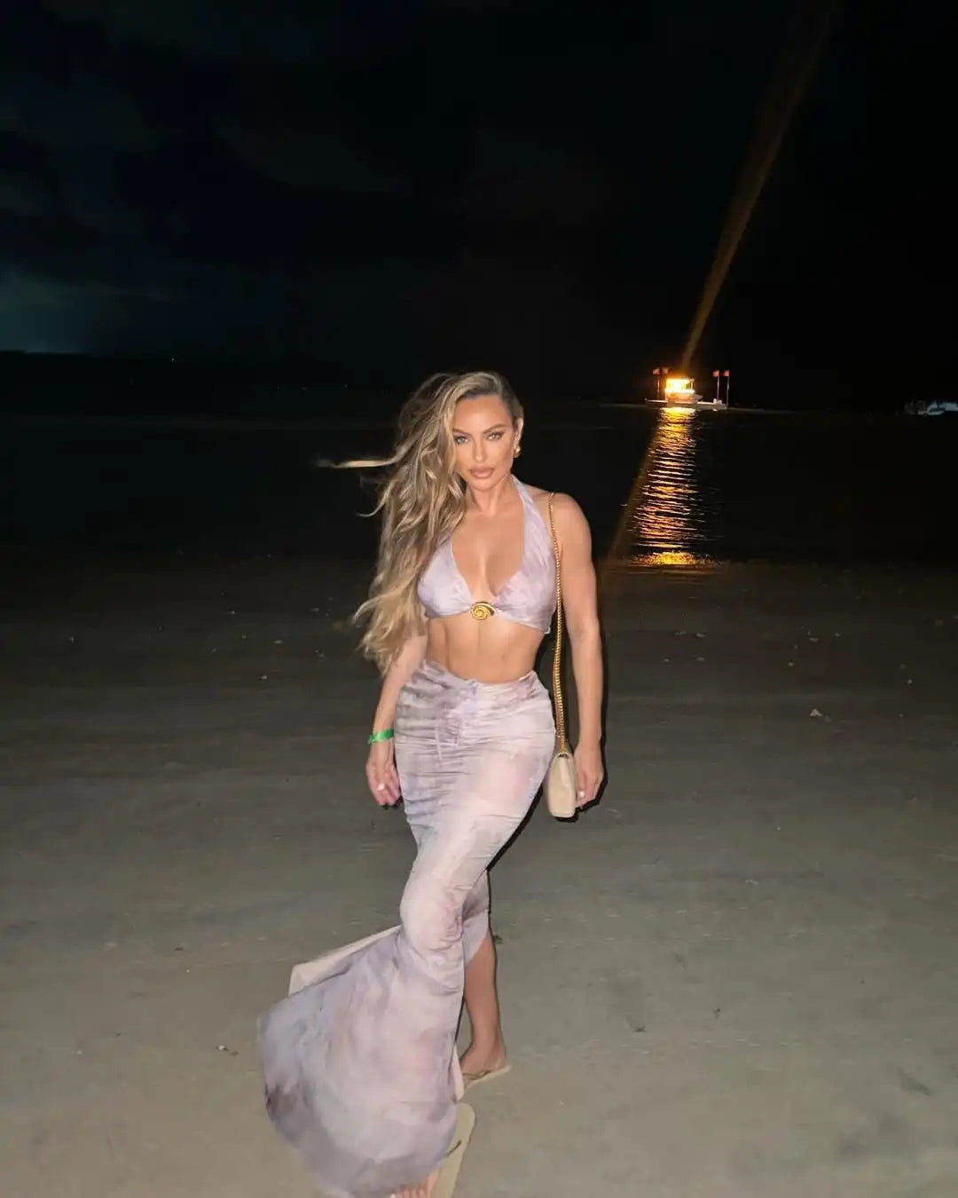 Halter Skirt Thong Sexy Three Piece Swim Sets