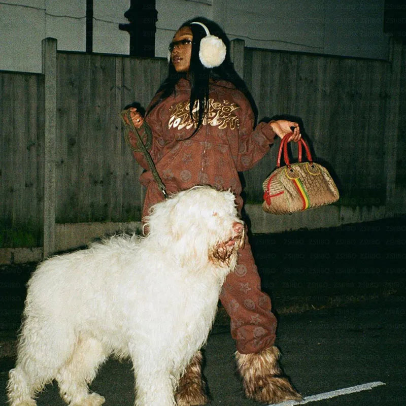 Smiling Face Graphic Hoodie