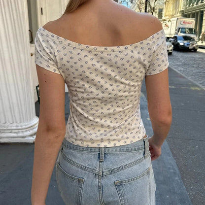 Floral Print Aesthetic Baby Strapless