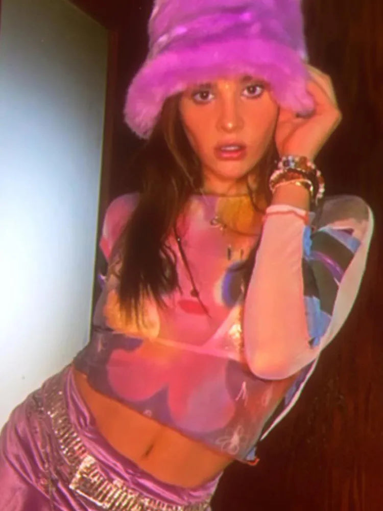 Summer Fashion Fairy Tale Sheer Top